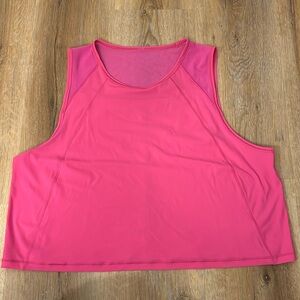 Lululemon Sculpt Cropped Tank in Pink